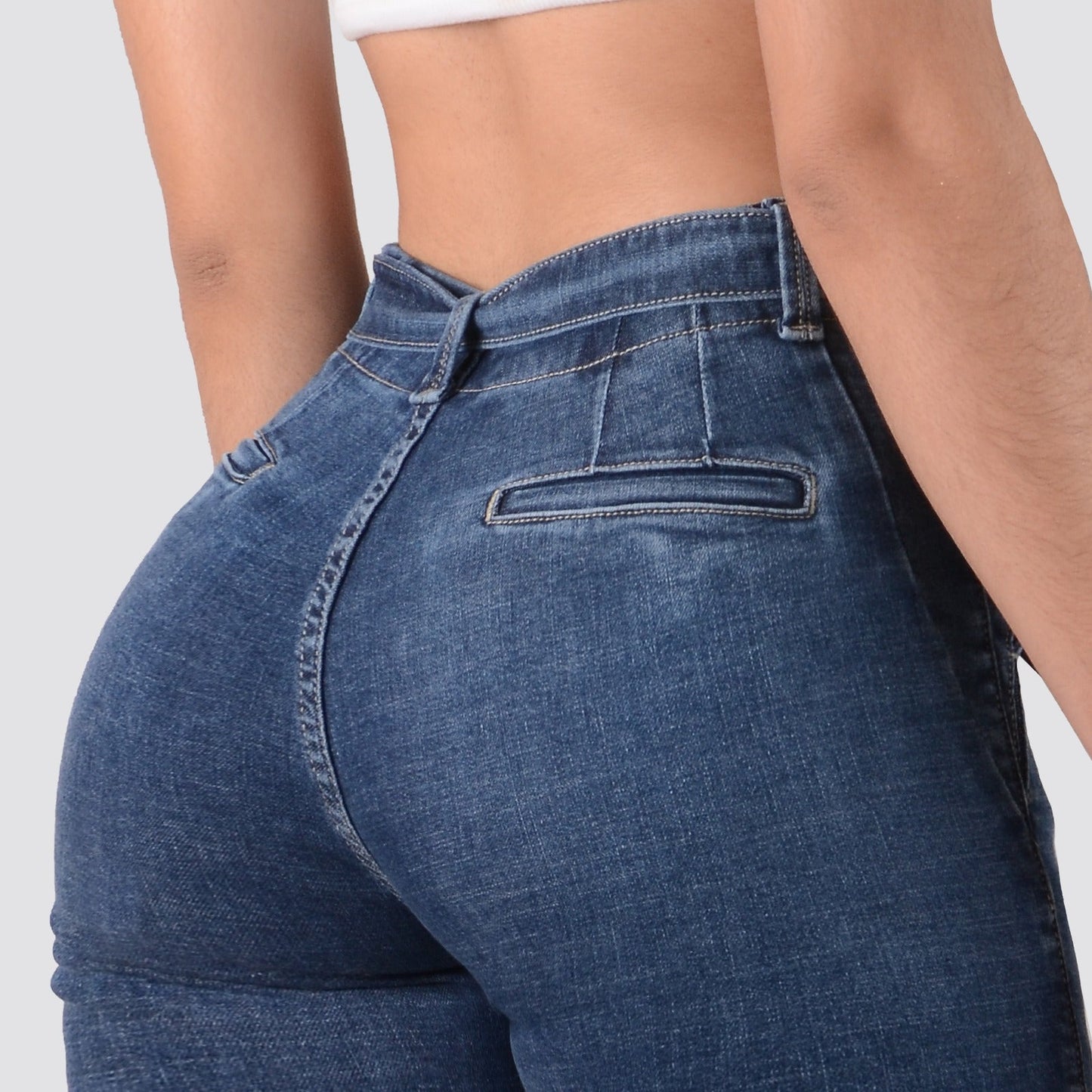 JEANS MUJER SKINNY TIRO ALTO 2023